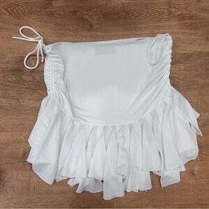 White Fox Boutique White Mini Skirt